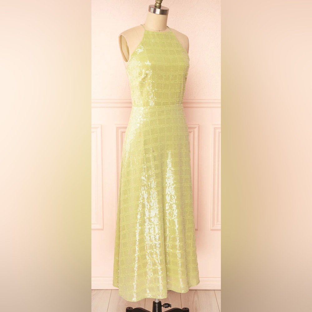 Adelyn Rae : lime green dress